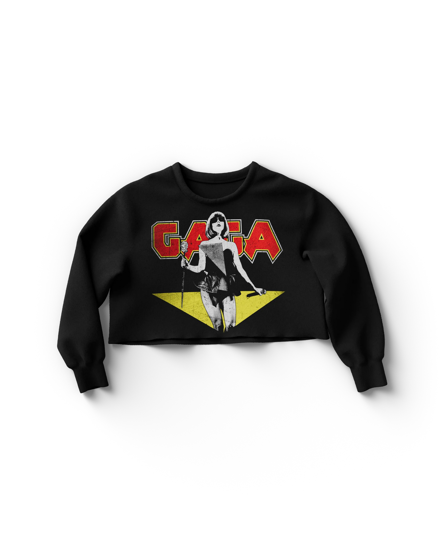 Lady Gaga Metal Cropped Crewneck Official Merch