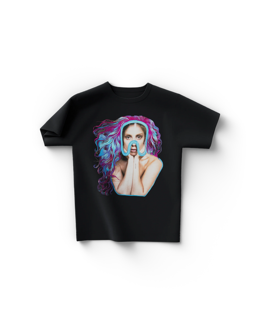 Lady Gaga ARTPOP Marker Collage Mask T-Shirt Official Merch