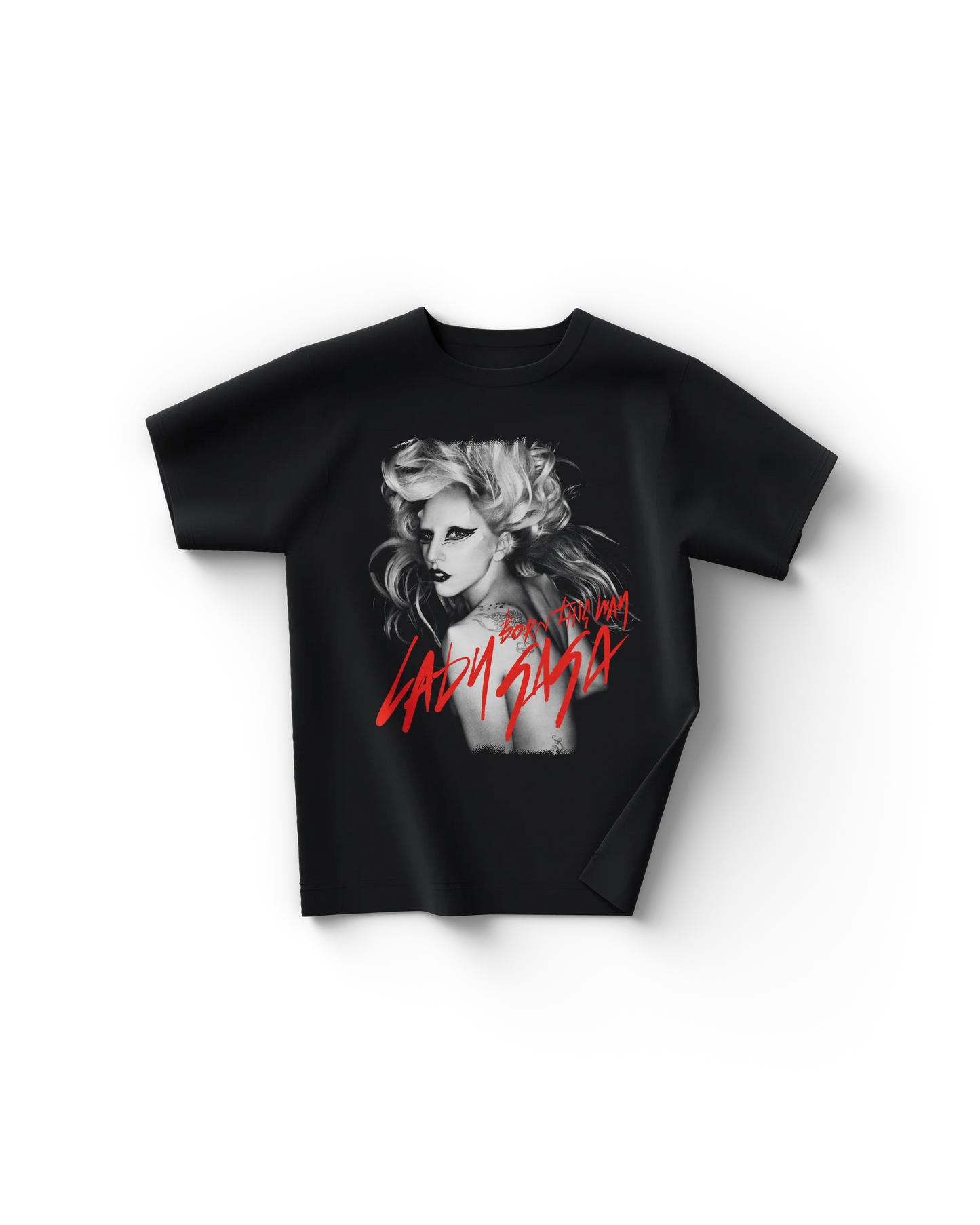 Lady Gaga Born This Way Script T-Shirt Official Merch