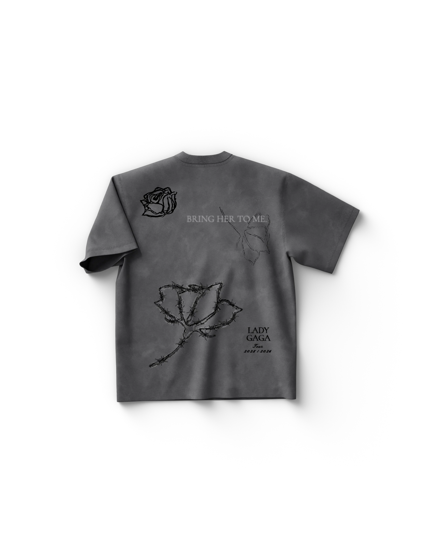 Lady Gaga Roses T-Shirt Official Merch