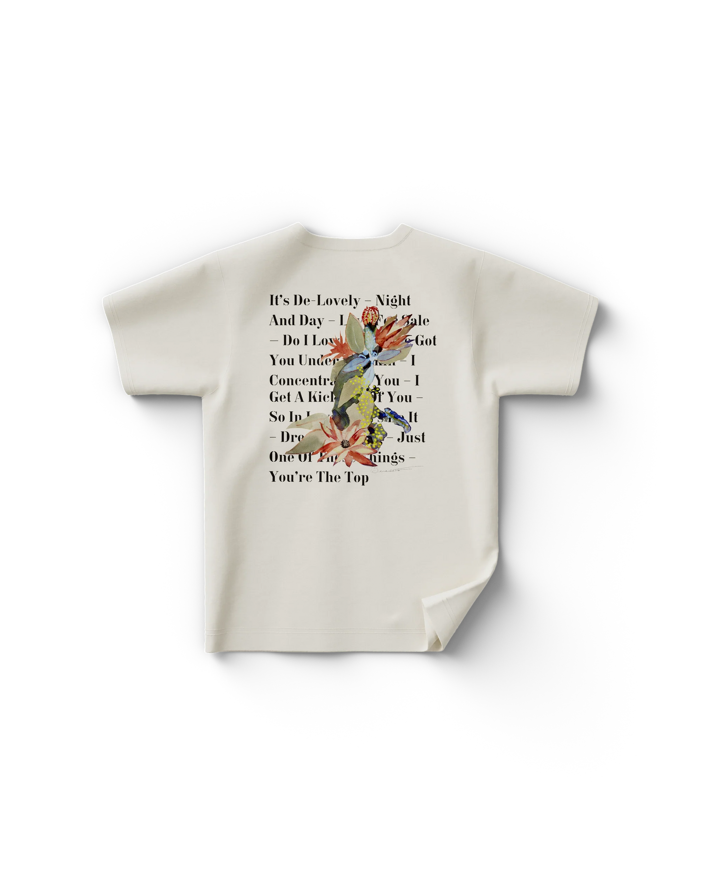 Lady Gaga Love For Sale Tracklist T-Shirt Official Merch