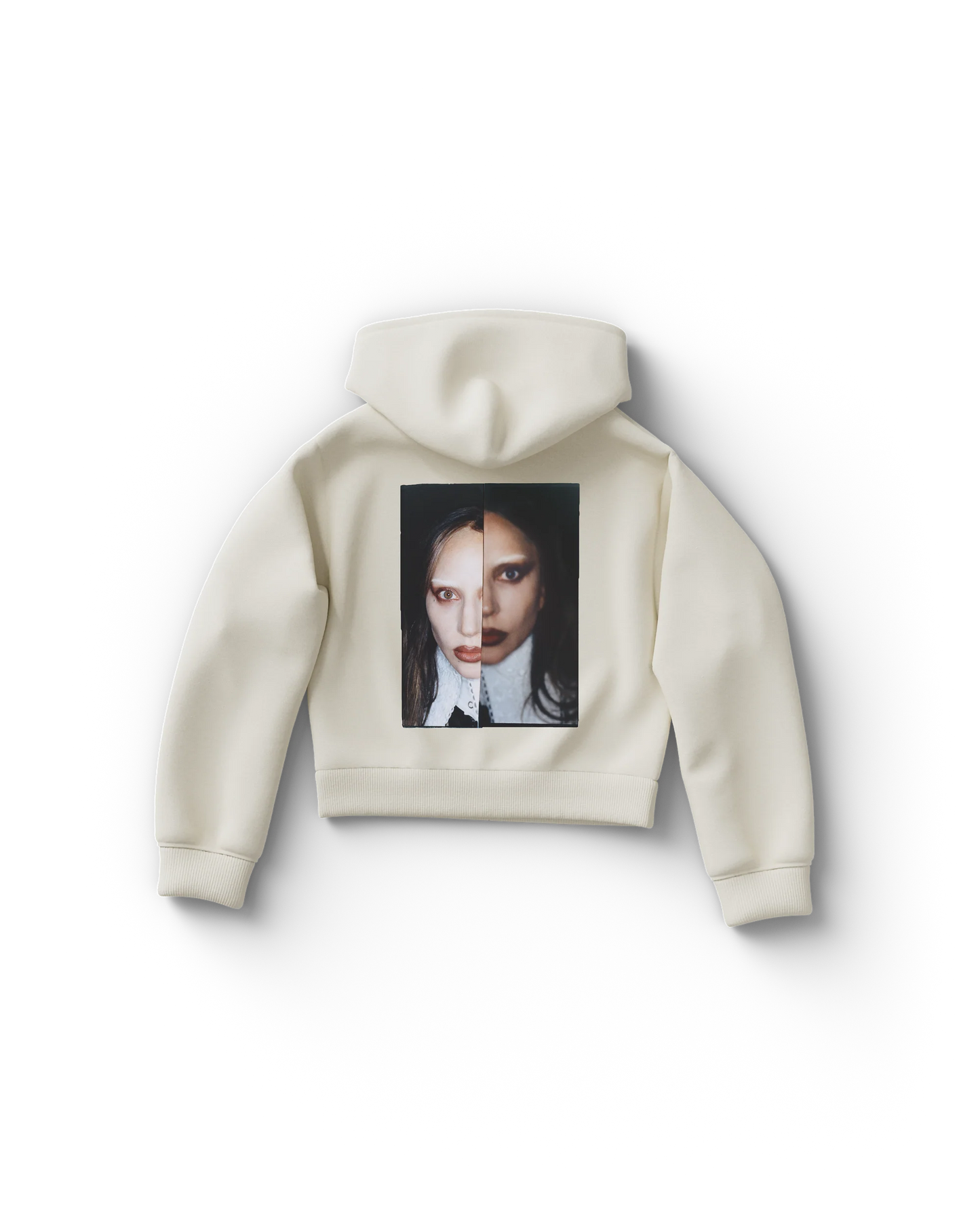 Lady Gaga Dual Photo Cropped Hoodie Official Merch