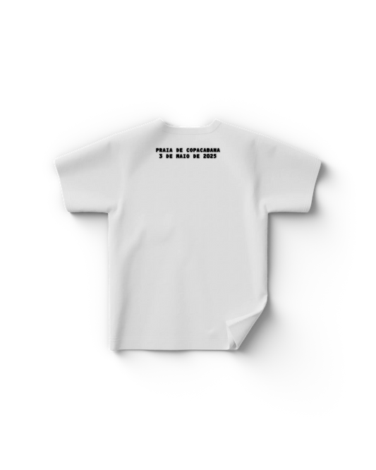 Lady Gaga White Rio Poster T-Shirt Official Merch