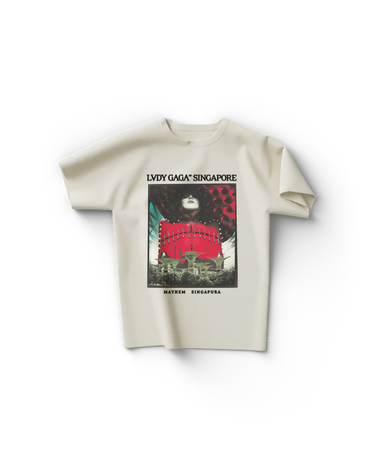 Lady Gaga Cream Singapore T-Shirt Official Merch