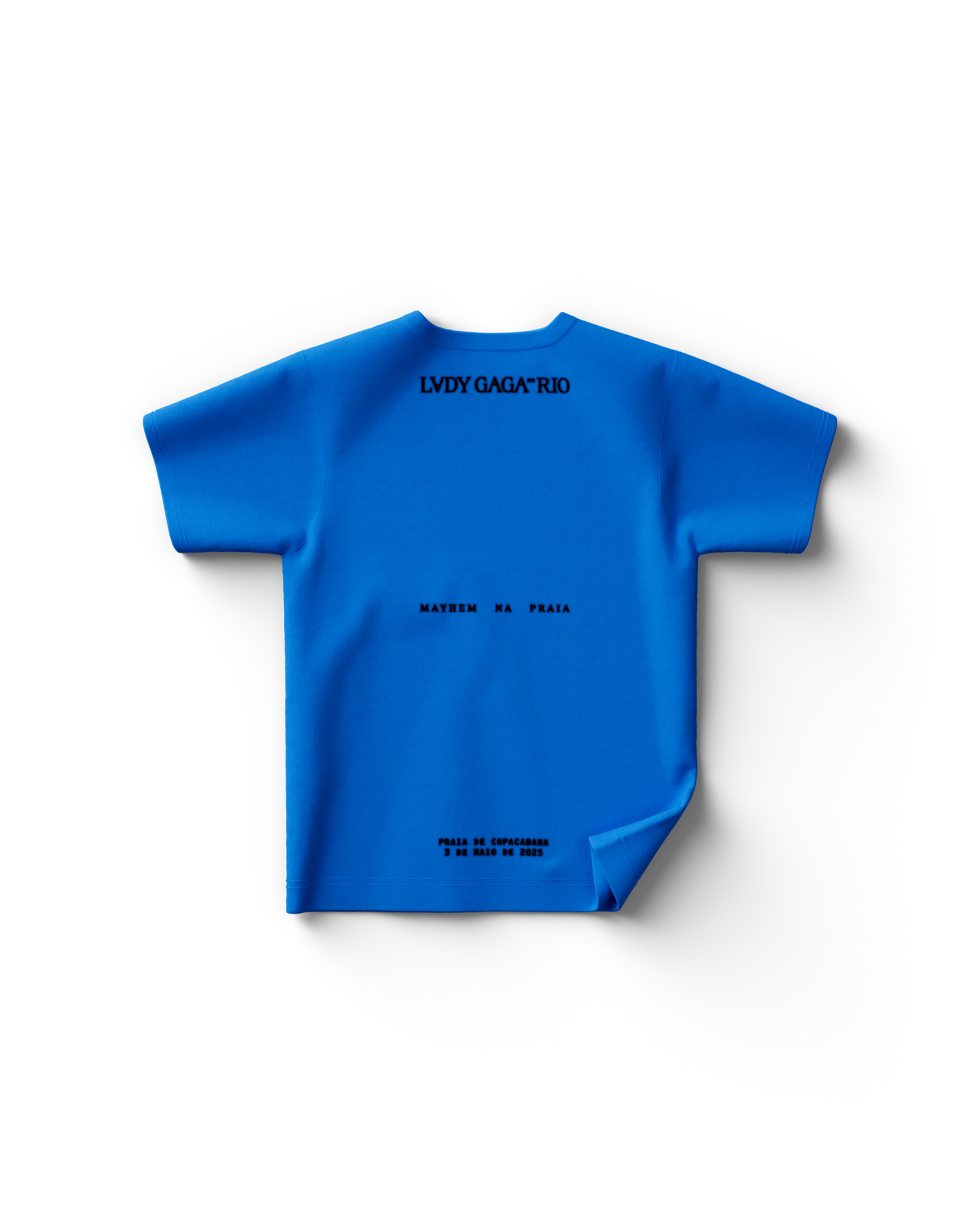 Lady Gaga Blue Rio Silhouette T-Shirt Official Merch