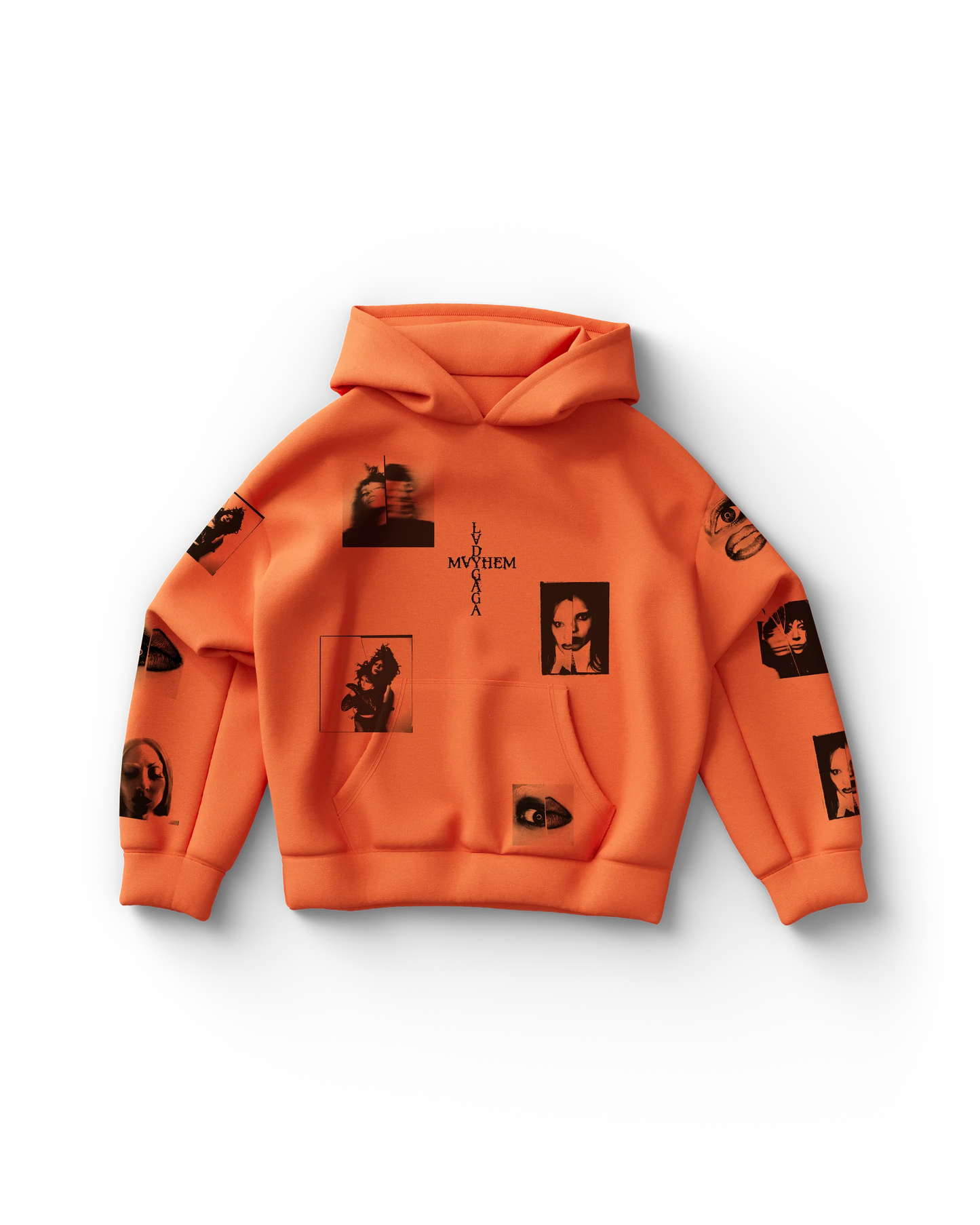 Lady Gaga Scattered Image Hoodie Official Merch