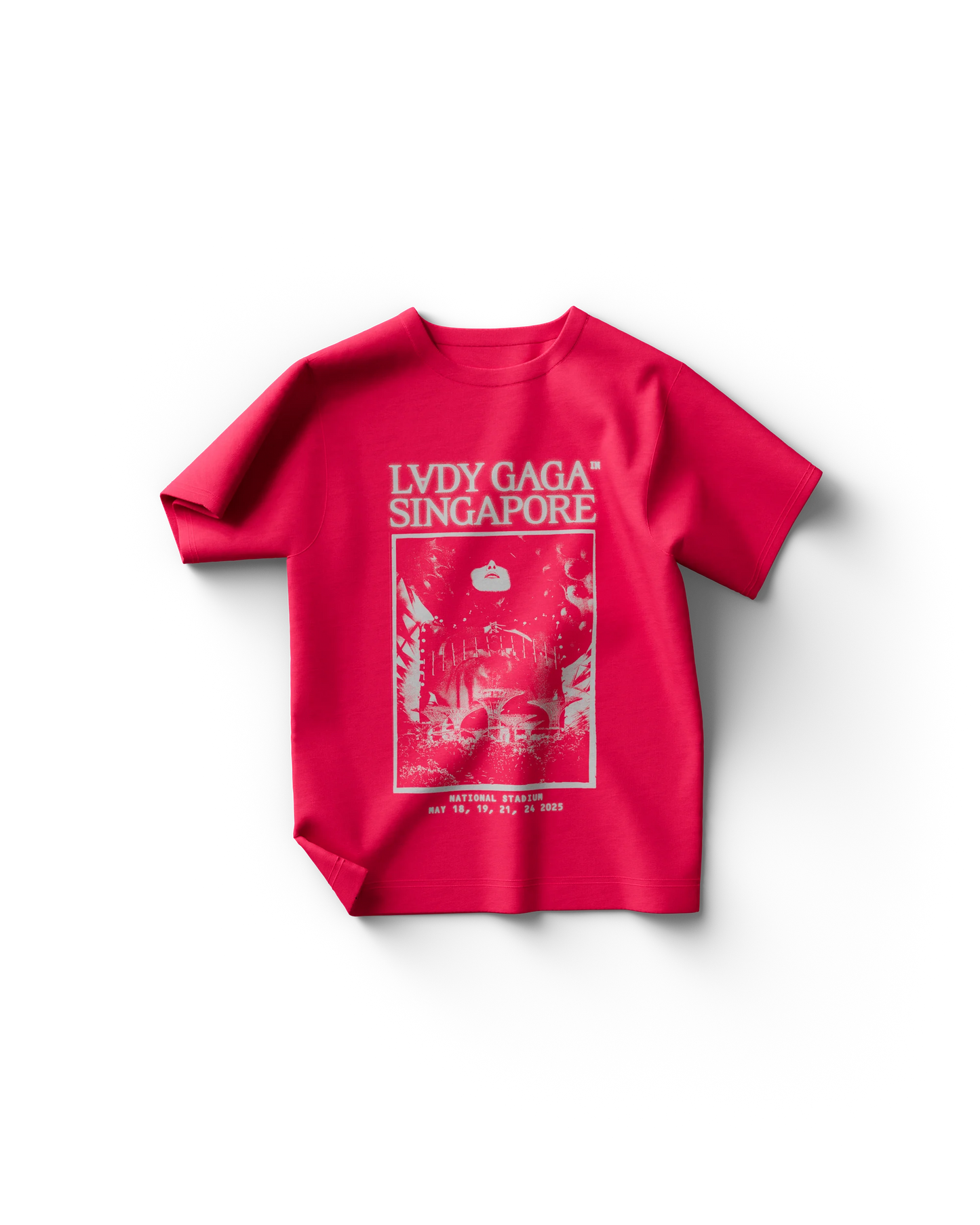 Lady Gaga Pink Singapore T-Shirt Official Merch
