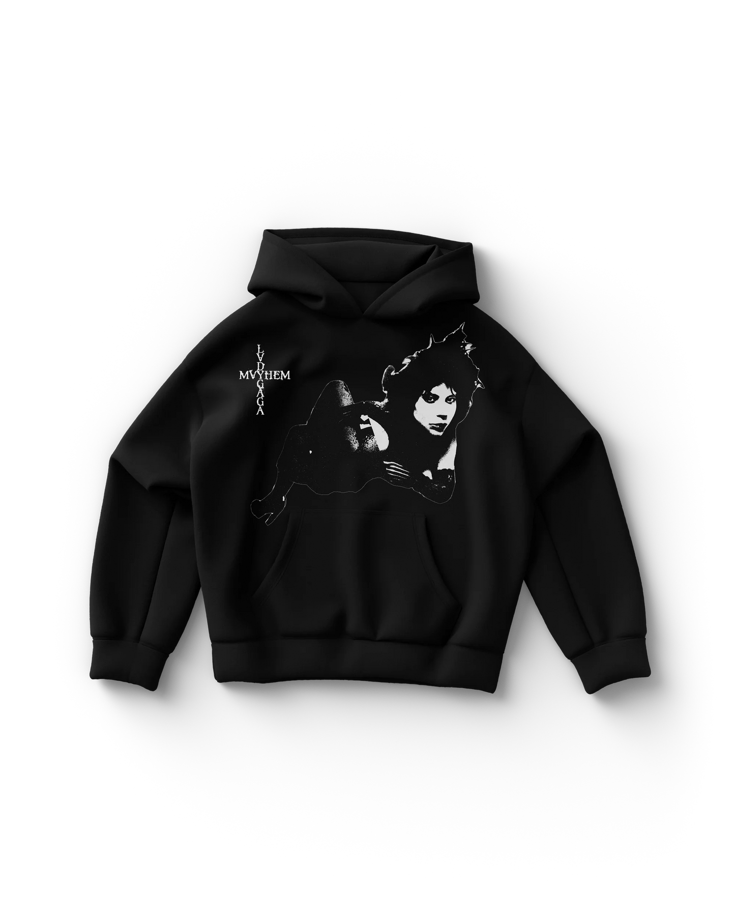 Lady Gaga Contrast Tracklist Hoodie Official Merch