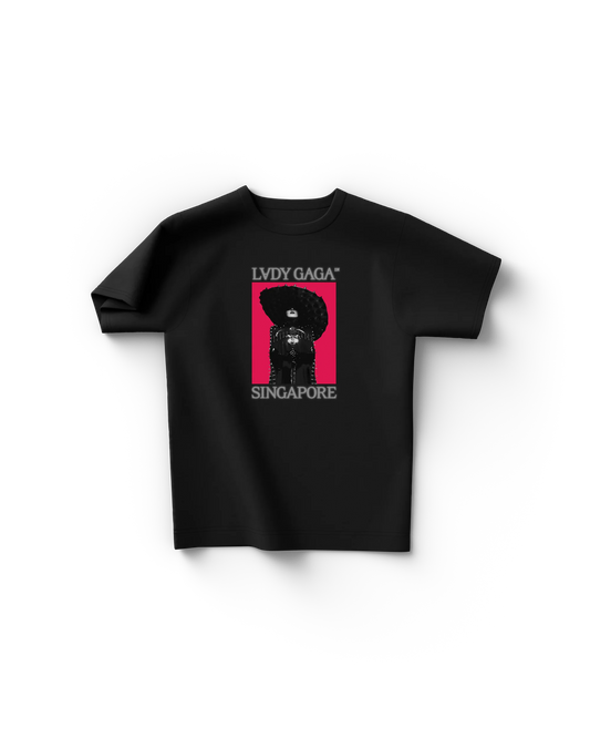 Lady Gaga Black Singapore T-Shirt Official Merch