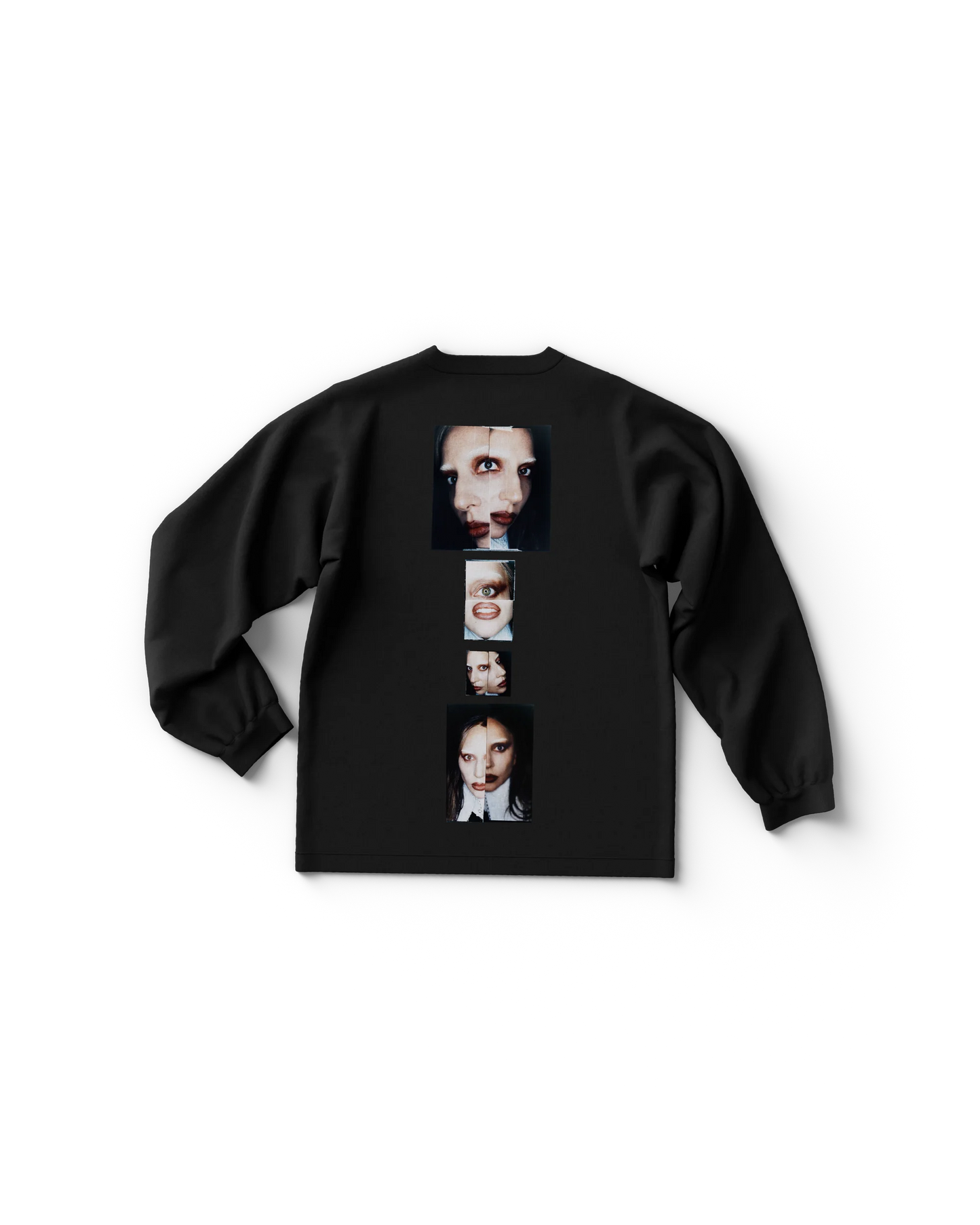 Lady Gaga Stacked Photo Longsleeve T-Shirt Official Merch