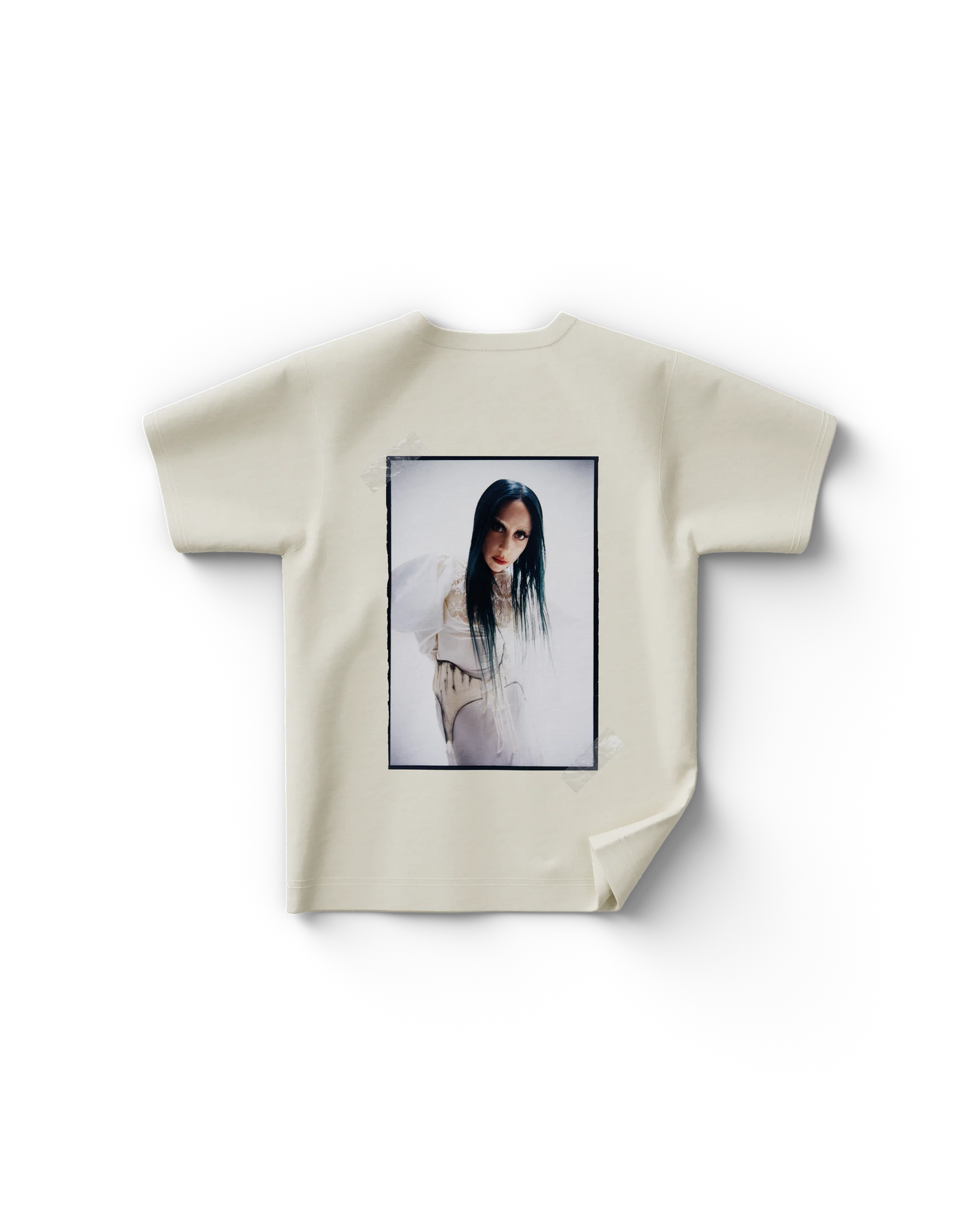 Lady Gaga Cream Photo T-Shirt Official Merch