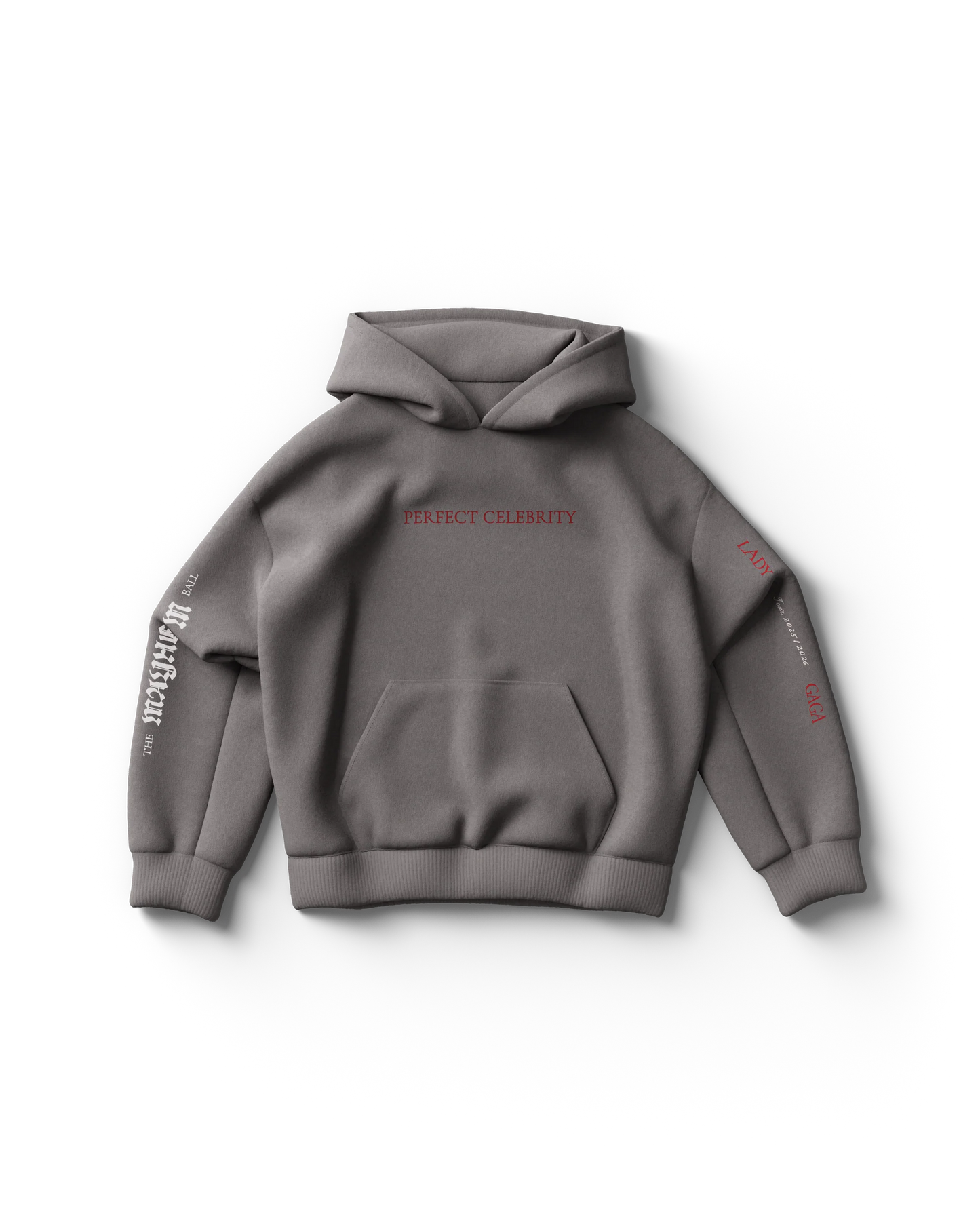 Lady Gaga Perfect Celebrity Gray Hoodie Official Merch