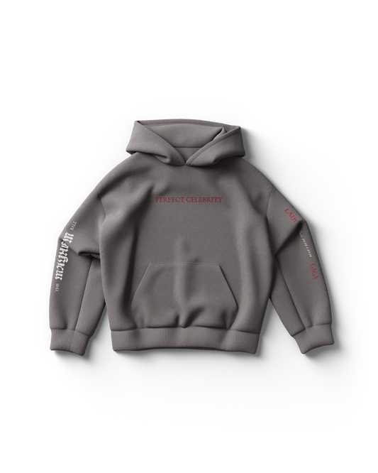 Lady Gaga Perfect Celebrity Gray Hoodie Official Merch