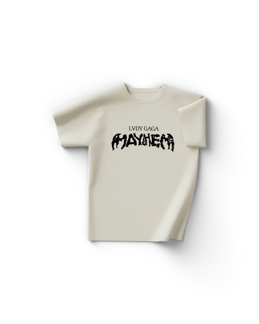 Lady Gaga Cream Photo T-Shirt Official Merch